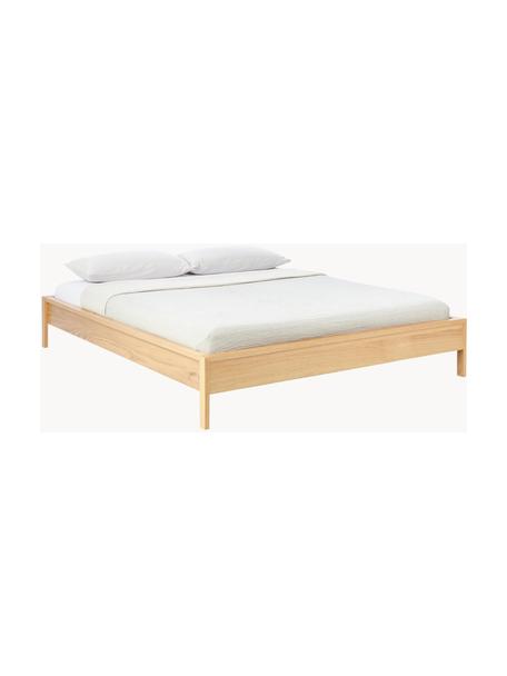 Houten bed Tammy, Hout met eikenhoutfineer, Eikenhout, B 180 x L 200 cm