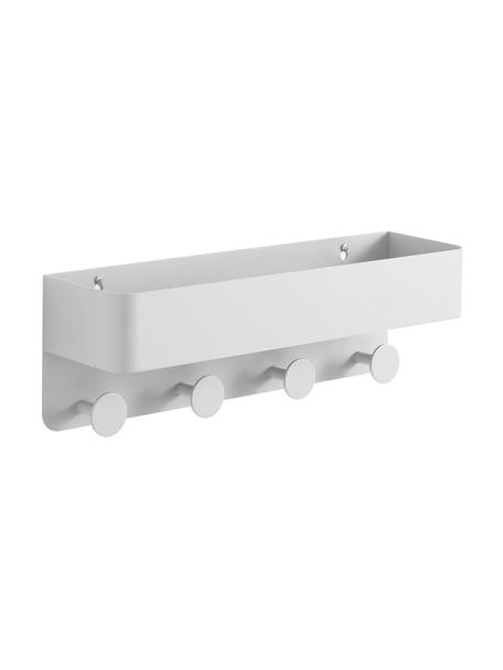 Kovový držiak na uteráky Lou, Lakovaný kov, Biela, Š 45 x V 15 cm