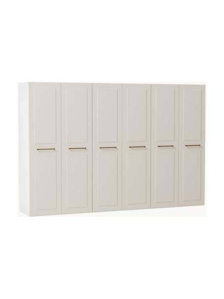 Modularer Drehtürenschrank Charlotte, 300 cm Breite, mehrere Varianten, Korpus: Spanplatte, FSC-zertifizi, Beige, Basic Interior, B 300 x H 200 cm