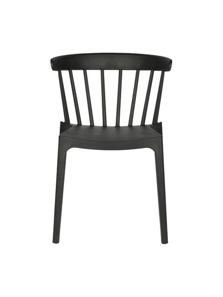Sedia da giardino impilabile Bliss, Polipropilene, Nero, Larg. 52 x Prof. 53 cm