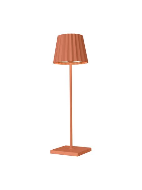 Prenosná stmievateľná stolová lampa do exteriéru Trellia, Oranžová, Ø 12 x V 38 cm
