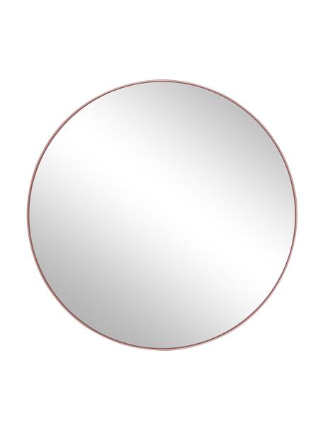 Miroir mural rond avec cadre en métal Ivy, Vieux rose, Ø 55 x prof. 3 cm