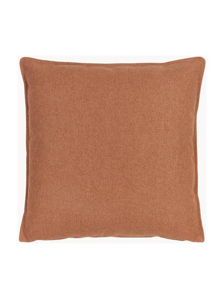 Sofa-Kissen Lennon, Bezug: 100 % Polyester, Nougat, B 60 x L 60 cm