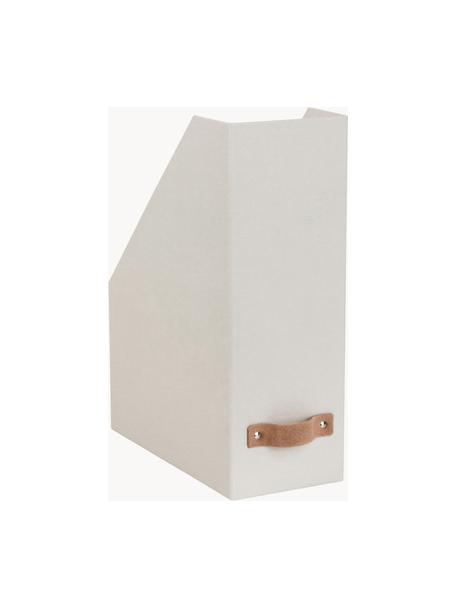 Stehsammler Estelle, Griff: Leder, Greige, Beige, B 12 x T 25 cm