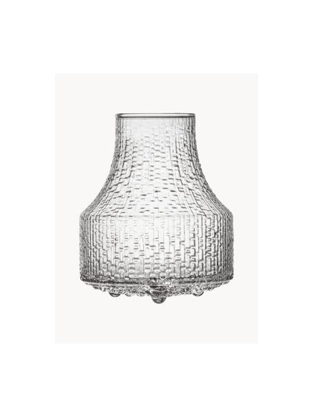 Vase en verre soufflé bouche Ultima Thule, haut. 10 cm, Verre, soufflé bouche, Transparent, Ø 8 x haut. 10 cm