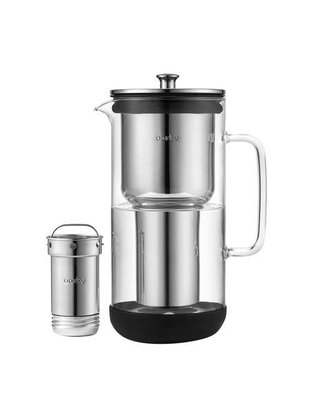 Sada karafy a vodního filtru Purifier, 2,4 l, Stříbrná, transparentní, Sada s různými velikostmi