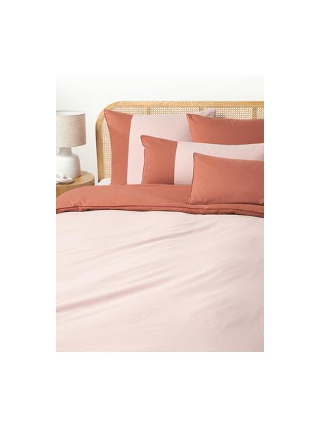Poszwa na kołdrę z bawełny Harvey, Czerwony, blady różowy, S 155 x D 220 cm