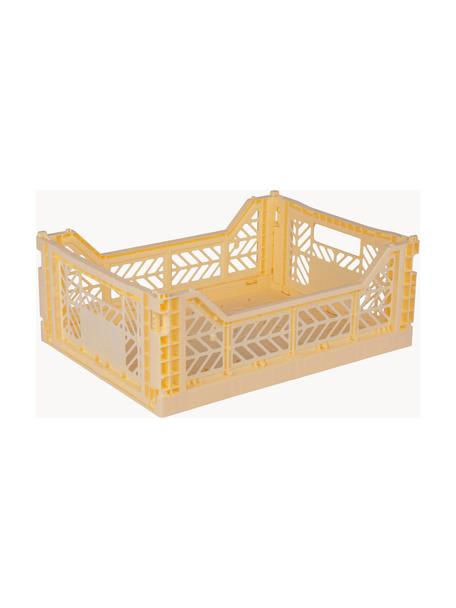 Caja plegable Midi, 40 cm, Plástico, Amarillo claro, An 40 x F 30 cm