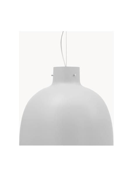 Veľká závesná lampa Bellissima, Umelá hmota, Biela, Ø 50 x V 41 cm