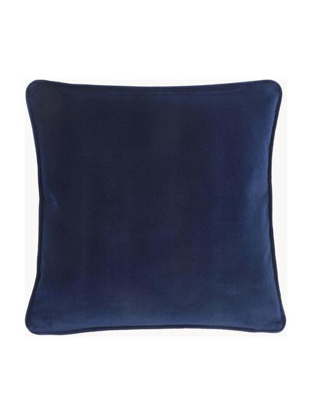 Housse de coussin en velours Dana, Velours (100 % coton)

Le matériau est certifié STANDARD 100 OEKO-TEX®, 21.HCN.84376, Hohenstein, Bleu marine, larg. 40 x long. 40 cm