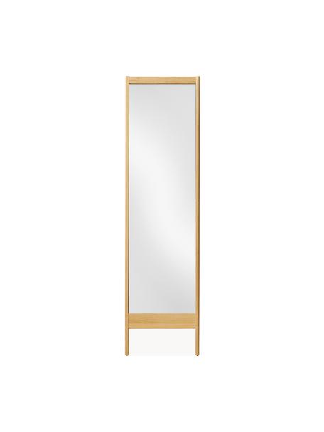 Leunende spiegel A Line, Frame: naturel, Eikenhout, B 72 x H 195 cm