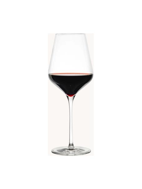 Verres à vin rouge en cristal Quatrophil, 6 pièces, Cristal, Transparent, Ø 10 x haut. 25 cm, 570 ml