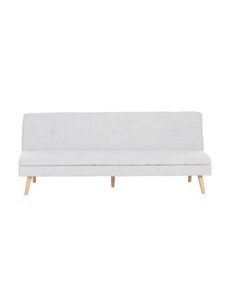 Sofá cama Amelie (3 plazas), Tapizado: poliéster Alta resistenci, Estructura: madera de pino Densidad 3, Patas: madera de caucho, Tejido gris claro, An 200 x Al 79 cm