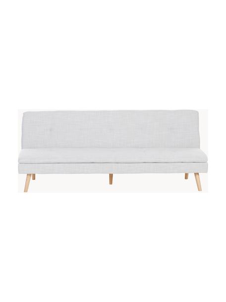 Slaapbank Amelie (3-zits), Bekleding: polyester Met 30.000 schu, Frame: grenenhout Dichtheid 35 k, Poten: rubberhout, Geweven stof lichtgrijs, B 200 x H 79 cm
