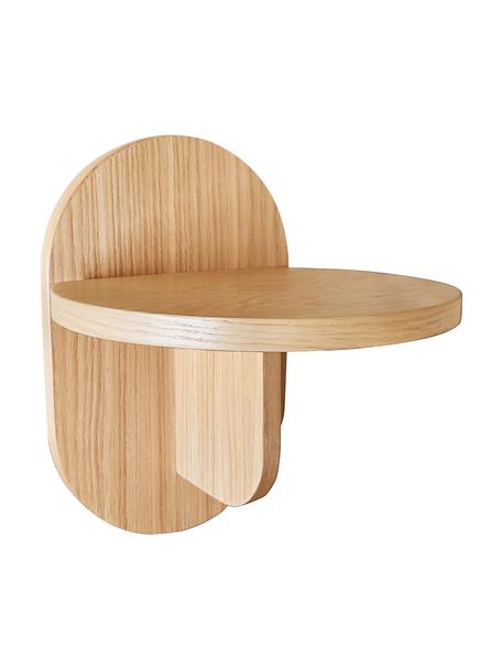 Étagère murale Oak, MDF (panneau en fibres de bois à densité moyenne) avec placage en bois de chêne, certifié FSC (Forest Stewardship Council), Bois, larg. 20 x haut. 30 cm