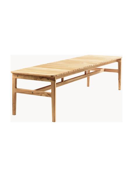 Banc de jardin en teck Sammen, Bois de teck, certifié FSC, Teck, larg. 186 x haut. 50 cm