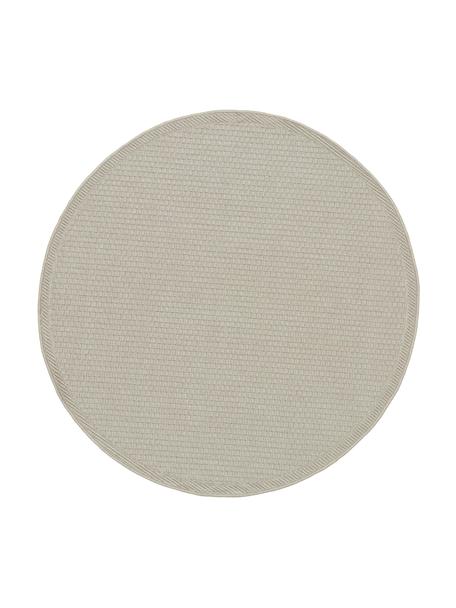Tapis rond d'extérieur Toronto, 100 % polypropylène, Beige, Ø 120 cm (taille S)