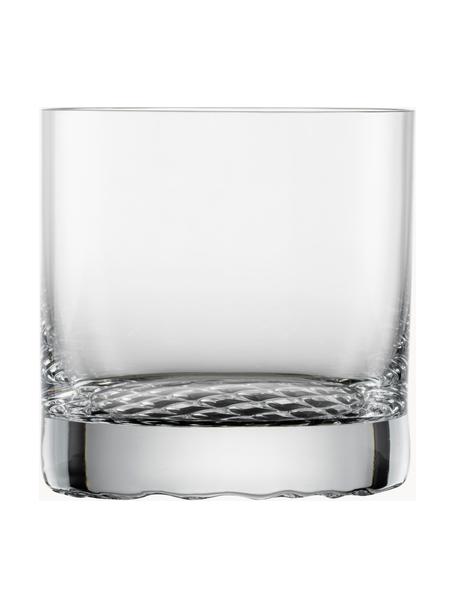 Verres à whisky en cristal Chess, 4 pièces, Verre cristal Tritan, Transparent, Ø 9 x haut. 9 cm, 400 ml