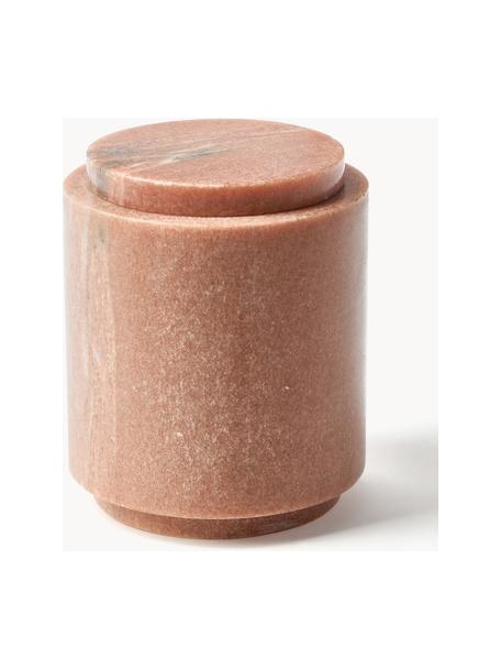 Pojemnik do przechowywania z marmuru Simba, Marmur, Terakota, marmurowy, Ø 10 x W 12 cm