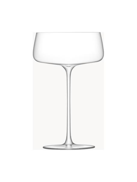Champagneglazen Metropolitan, 4 stuks, Glas, Transparant, Ø 10 x H 17 cm, 300 ml