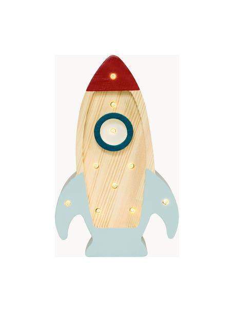 Handgefertigte LED-Kinderzimmerlampe Space Rocket Mini mit Timerfunktion und Fernbedienung, dimmbar, Kiefernholz, lackiert

Dieses Produkt wird aus nachhaltig gewonnenem, FSC®-zertifiziertem Holz gefertigt., Hellblau, Weinrot, Kiefernholz, B 13 x H 22 cm