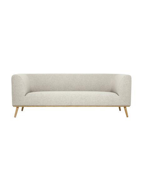 Pohovka s nohami z dubového dřeva Archie (3místná), Béžová, Š 222 cm, H 90 cm