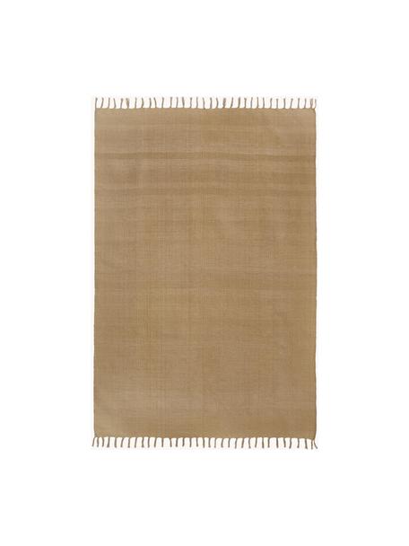 Tapis fin en coton tissé main Agneta, 100 % coton

Le matériau est certifié STANDARD 100 OEKO-TEX®, 21.HIN.90042, HOHENSTEIN HTTI, Brun clair, larg. 120 x long. 180 cm (taille S)