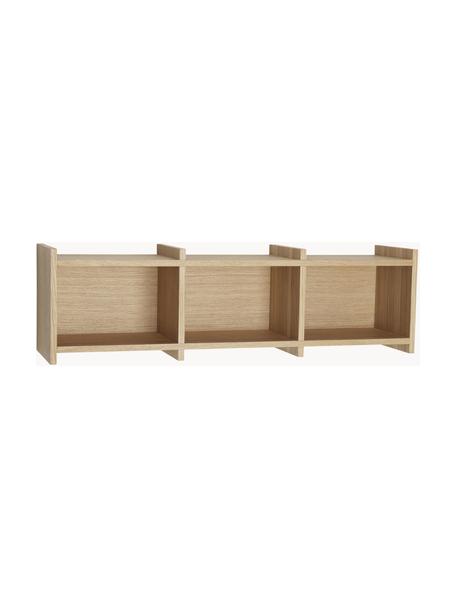 Étagère murale en bois Focal, Placage en bois de chêne, certifié FSC, Bois, larg. 80 x haut. 23 cm