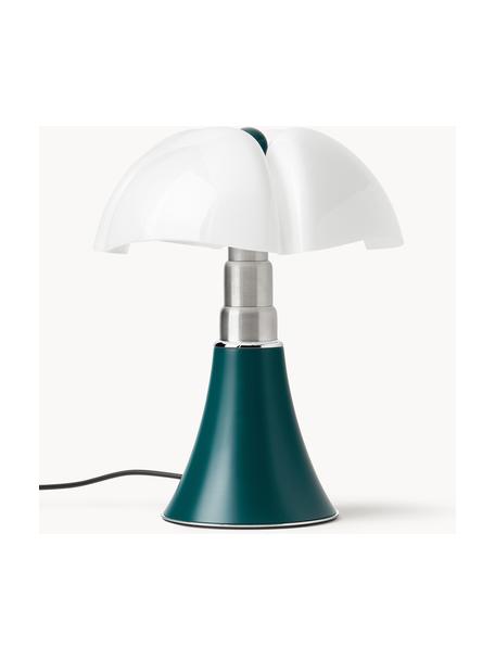 Stmievateľná stolová LED lampa Pipistrello, Petrolejová, matná, Ø 27 x V 35 cm