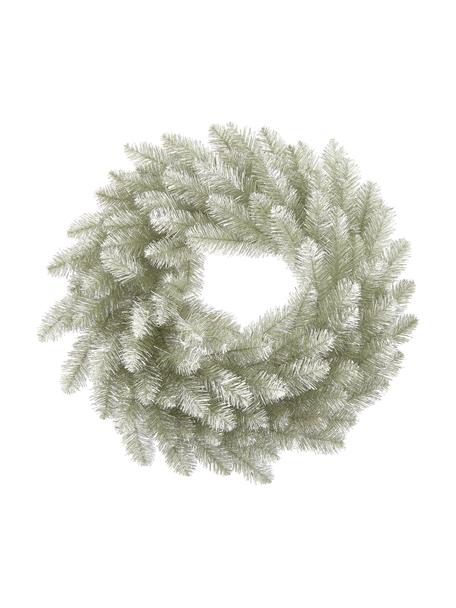 Künstlicher Weihnachtskranz Colcheste, Kunststoff (PVC), Grün, Ø 60 cm