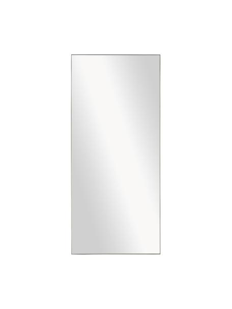 Großer Ganzkörperspiegel Cato, Rahmen: Metall, beschichtet, Rückseite: Mitteldichte Holzfaserpla, Spiegelfläche: Spiegelglas, Goldfarben, B 80 x H 180 cm