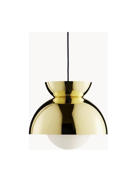 Malé designové závěsné svítidlo Butterfly, Lesklá zlatá, Ø 21 cm, V 19 cm