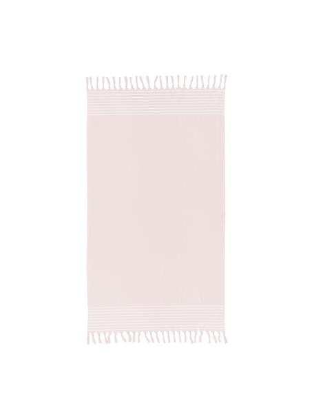 Ręcznik plażowy Freddy, Blady różowy, S 100 x D 180 cm