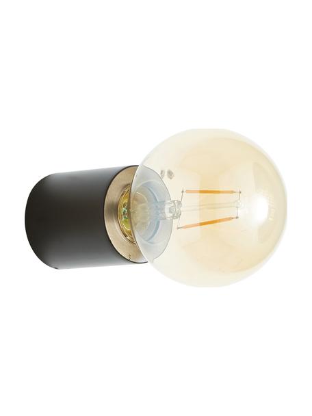 Malá nástenná/stropná lampa Chanty, Matná čierna, Ø 6 cm, H 7 cm