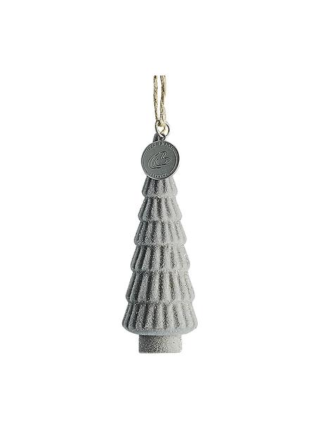 Ozdoba choinkowa Jalia, 2 szt., Szary, Ø 3 x W 9 cm