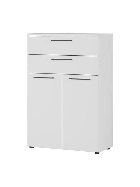 Meuble de rangement pour bureau Vestaro, Gris clair, larg. 80 x long. 120 cm