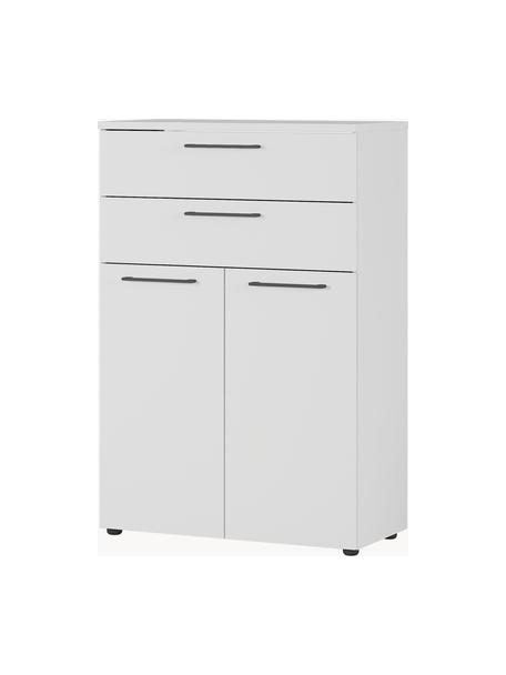 Meuble de rangement pour bureau Vestaro, Gris clair, larg. 80 x long. 120 cm