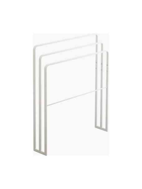 Porte-serviettes Tower, Acier, revêtement par poudre, Blanc, larg. 70 x prof. 81 cm