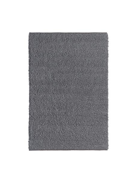 Handgewebter Teppich Leah, 88 % Polyester, 12 % Jute, GRS-zertifiziert, Grau, B 160 x L 230 cm (Größe M)