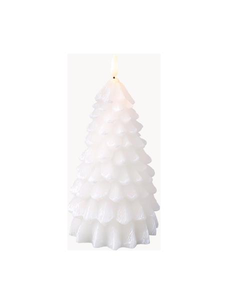 Candela a LED a batteria in cera Linda, Cera, Bianco, Ø 10 x Alt. 21 cm