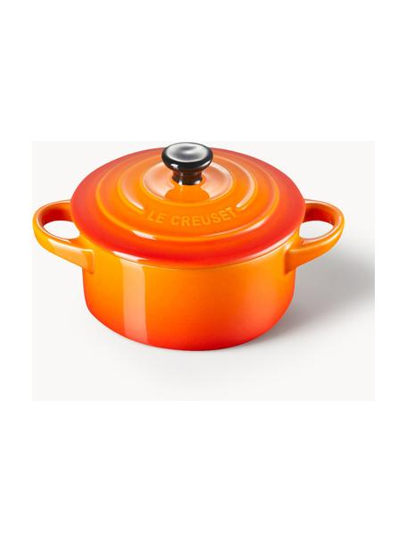 Cocotte en céramique Mini, Grès, Orangé, Ø 10 x 8 cm, 250 ml