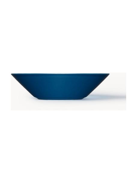 Assiette creuse en porcelaine Teema, Vitro-porcelaine, Bleu foncé, Ø 22 cm