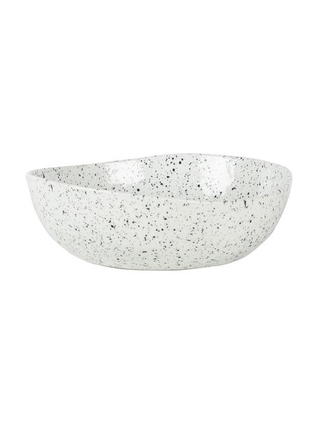 Porcelánový hlboký tanier Poppi, 2 ks, Porcelán, Biela, strakatá, Ø 20 x V 8 cm