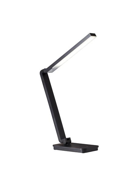 Lampada da scrivania grande a LED dimmerabile Tori, Struttura: plastica, Base della lampada: plastica, Nero, Larg. 11 x Alt. 61 cm