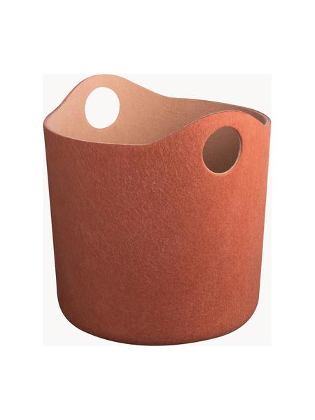 Portariviste Tiggy, alt. 44 cm, Feltro, Rosso ruggine, Ø 43 x Alt. 44 cm