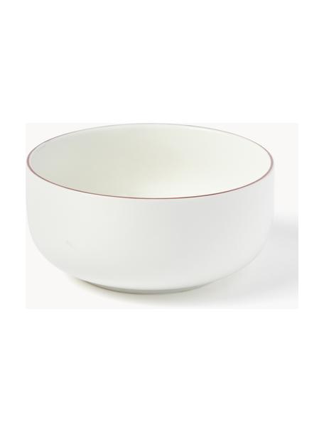 Cuencos de porcelena Eve, 4 uds., Porcelana brillante, Multicolor, Ø 14 x Al 6 cm