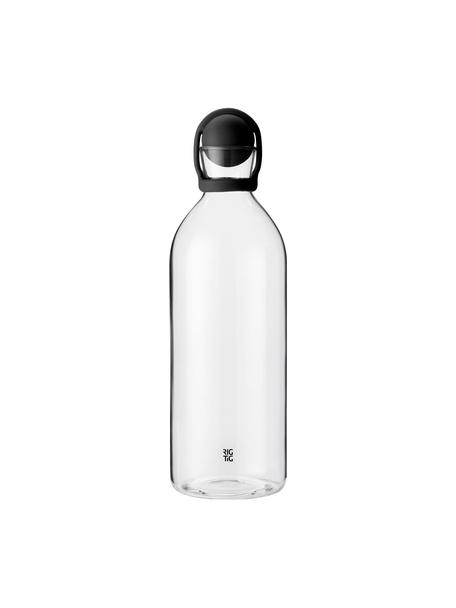 Botella con tapón Cool-It, 1,5 L, Botella: vidrio, Negro, transparente, Al 31 cm, 1,5 L