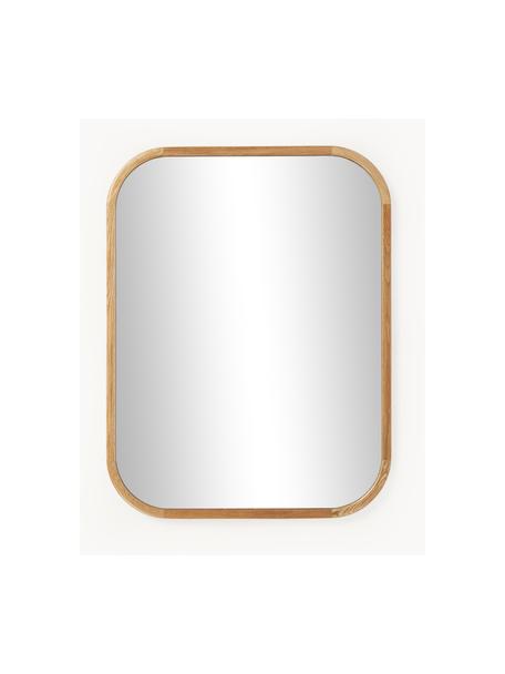 Nástěnné zrcadlo s rámem z dubového dřeva Levan, Dubové dřevo, Š 55 cm, V 72 cm