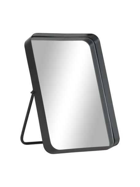 Kosmetické zrcadlo  s kovovým rámečkem Bordspejl, Černá, Š 22 cm