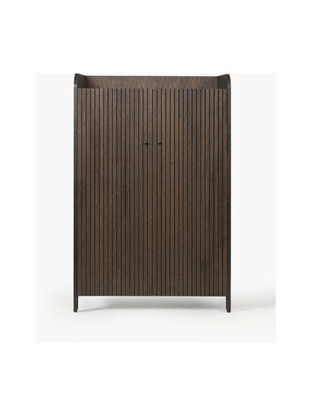 Credenza alta Sill, Pannello di fibra a media densità (MDF) con finitura in legno di quercia

Questo prodotto è realizzato con legno di provenienza sostenibile e certificato FSC®, Legno di quercia scuro, Larg. 70 x Alt. 110 cm